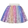 Meisjes Rok Blauw Hart Pailletten Sprankelend Tutu Dansen 2-12 jaren