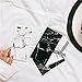 YonMeet Black and White Marble Case for iPhone 8 7 Plus 8plus TPU Soft Glossy Mirror Shockproof Back Cover Phone casing Shell (iPhone 7 Plus/8 Plus 5.5'', Black)