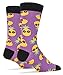 Oooh Yeah Men's Luxury Combed Cotton Crew Socks Pineapple Dude