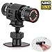 PowerLead Caue PC6 Mini Sports Camera 1080P Full HD Action Waterproof Sport Helmet Bike Helmet Video Camera DVR AVI Video Camcorder Support 32GB TF Card IDeal for Climbing Skiing Riding etc