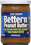 Better N Peanut Butter Spread Low Sodium 16.0 OZ (Pack of 2)