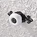 KES White Ceramic Cabinet Knobs Pulls (10 Pack) Vintage Dresser Drawer Furniture Hardware with Black Backplate, HCK803-WH-P10