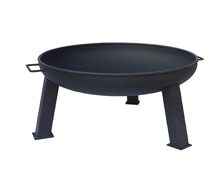 FEUERSCHALE 83 cm 75 cm BBQ 80 DESIGNFEUERSCHALE 3 BEIN FIREPIT GRILL NEU