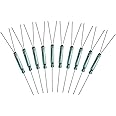 Gebildet 10pcs 4W 3 Pin Reed Switch Reed Contact Normally Open N/O N/C SPDT, Glass Reed Relay Magnetic Induction Switch (2.5m