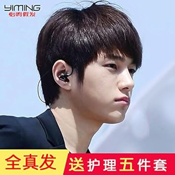 Amazon Com Day Encyclical Men Short Straight Hair Wig Lifelike