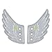 Shwings Windsor Foil Lace In Wings For Shoes (Silver)