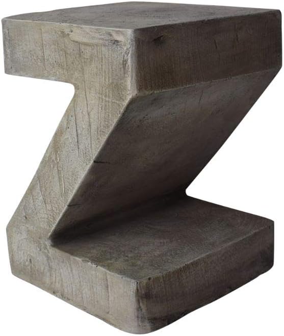 Christopher Knight Home 305834 Jingle Outdoor Weight Concrete Side Table, Light Gray : Garden & Outdoor