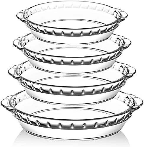7-Piece Glass Bakeware Set With Lids - Oven-to-Fridge Safe Baking Dishes & Pans
