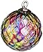 Glass Eye Studio Hand Blown Glass Ornament - Rainbow Diamond Facet