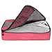 BAGSMART Travel Packing Cubes 3 Set Luggage Packing Organizers, Pink