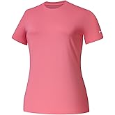 BASSDASH Women’s UPF 50+ Crew Neck Short Sleeve T-Shirt Cooling Performance Sun Protection Tee for Fishing Hiking Casual