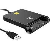 ZOWEETEK CAC Card Reader for DOD Military, Compatible Windows Mac Linux | USB CAC Reader, Smart Card Reader, Compatible Windows 10/11, Mac OS, Linux, for PIV/CAC, Black, Plug and Play