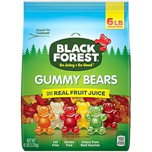 Black Forest Gummy Bears Candy, 6 Lb
