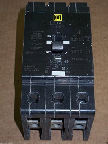 EDB34070 SQUARE D SCHNEIDER ELECTRIC Bolt-on EDB Circuit Breaker