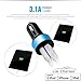 Car Charger, TopG 3-Port USB Car Charger with PowerIQ Technology for iPhone 7 6S Plus 6 Plus 6 5SE 5S 5 5C 4S, Samsung Galaxy S7 S6 Edge, Note 7 5 4 S5 Tab S,LG G5 G4,HTC,Nexus 5X 6P,iPads Pro Portable