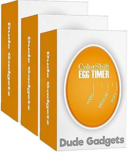 [3-Pack] ColorShift Egg Timer - Make PERFECT Hard Boil / Soft Boil Eggs EVERY Time Instantly