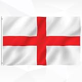 SHATCHI 5ft x 3ft England National Flag 152cm x 91cm with Eyelets Polyester view 5