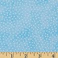 Comfy Flannel Micro Dot Blue, Fabric by the Yard