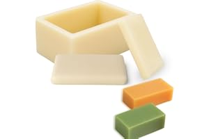 ABS Rectangle Mold for Bath Salt Bars & Soap Making ，3 Inches Reusable DIY Shampoo Bar Mold, Bath Bomb Mold, Essential Oil Mo