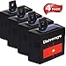 Univerayo Deer Repellent Predator Lights Solar Powered Nocturnal Animals Repellent Predator Control Light Raccoon Coyote Skunk Fox Repellent Coyote Deterrent - 4 Packs