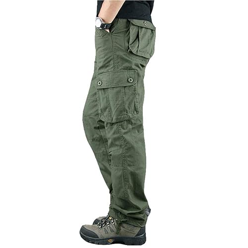 Lilychan Men's Lightweight Cargo Trouser Hiking Pants Army Combat