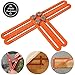Angler Ruler Template Tool, Universal Angle Measurement Finder, Metal Premium Multi Angulizer for Any Angle, Artistic Tradesman Company