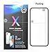 Keklle iPhone X Screen Protector 5D Curved Full Cover Protective Film Case Friendly Full Coverage Edge to Edge Tempered Glass Bubble Free for iPhone X screen protector