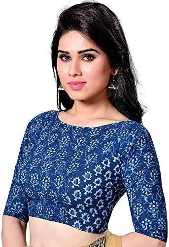 HIRAL DESIGNER Choli Top & Saree Blouse Readymade Indian Silk & All Sari Color Matching Blouse for Women Choli
