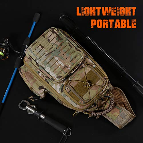 ANTARCTICA Tactical Sling Bag Men Military Backpack Shoulder Bag Molle