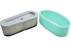 ZYNCUE Air and Pre-Filter Kit for Briggs & Stratton 493910 691667 Lawn Mower Carburetor - Replacement Filter and Sponge Set f