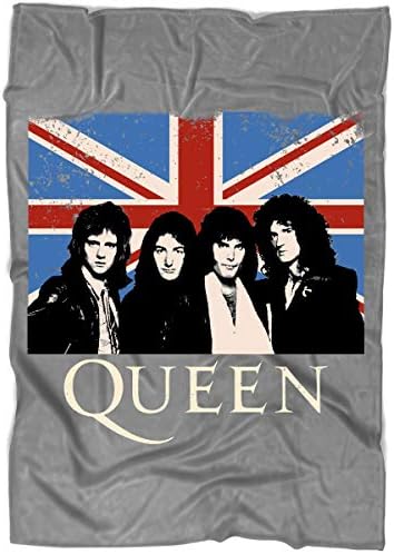 ARLSTORE I Love Queen Band Blanket for Bed and Couch, British Rock Band Queen Blankets - Perfect for Layering Any Bed (Medium Blanket (60"x50"))
