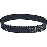 MYruN 1pc HTD 2M Closed Loop Rubber Timing Belt Width 4/6/10/15mm Length 118 120 126 130 136 142 158mm Drive Toothed Belt 2M-120 2M-142 MYruN (Size : 2M-142mm, Style : 1PC_6MM)