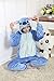 Grilong Stitch Onesie Costume Unisex Adult Animals Stitch Pajamas Cosplay kigurumi Cute Sleepwear Stitch Medium