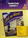 Paperback Teacher Tools Capitulo 4 (Asi se dice! Glencoe Spanish 1) Book