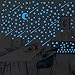 Glow in The Dark Stars Stickers for Ceiling and Wall, 216 Pcs Glowing Stars for Ceiling,Star Wall Decals for Kids Baby Room Birthday Gift