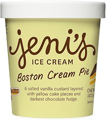 Jenis Splendid Ice Creams Boston Cream Pie Ice Cream, 1 PT