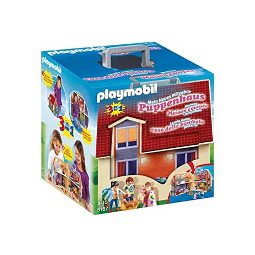 PLAYMOBIL Dollhouse 5167, Casa delle Bambole Portatile, dai... en promo sur Amazon