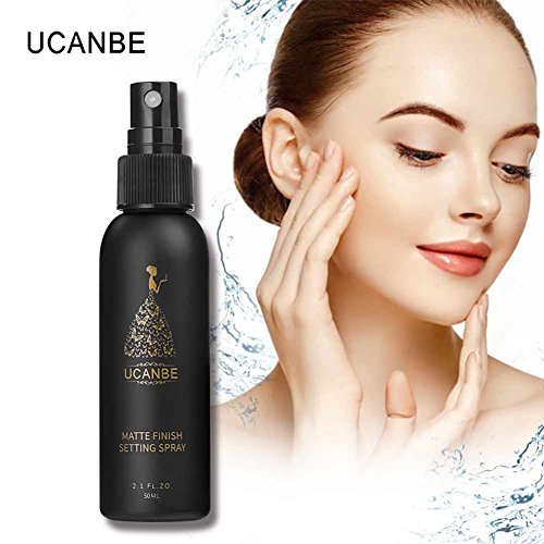 Fashionwu Long Lasting Women Portable Makeup Setting Spray Refreshing Moisturizing Matte Foundation Fixer for Finishing Setting 50ml