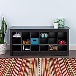 Prepac Shoe Storage Cubbie Bench, 24" x 48" x
