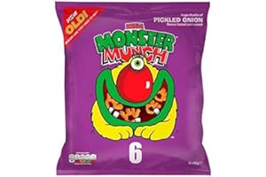 Mega Monster Munch Pickled Onion 22g x 6 per pack - SET OF 3