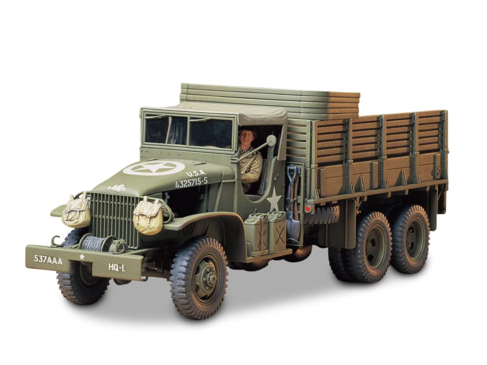 TAMIYA 300035218 – 1:35 WWII US transport truck GMC 2.5 ton (1)