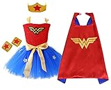 AQTOPS Superhero Costume for Girls Medium