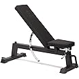 Titan Fitness Performance Series Adjustable Bench, Supports 650 LB Incline, Versatile Utility Bench for Home Gym Weightlifting,Strength Training, Flat, Incline, Upright Positions