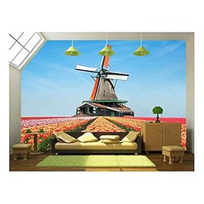 Chinese Landscape Watercolor Painting - Removable Wall Mural | Self-Adhesive Large Wallpaper - 66x96 inches