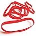 Crafted-Brand Heavy Duty Rubber Bands | Big Thick XL Large UV Resistant Red Rubber-Bands for Fishing, RC, or Hair + Use What the Pros Use + 20 Pack Kit (# 64-size, 6 mm Wide x 3 1/2 Inch Long)