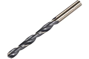 uxcell Straight Shank Twist Drill Bits 10mm Gold Titanium & Black Nitride Coated High Speed Steel (HSS) 4341 with 10mm Shank 