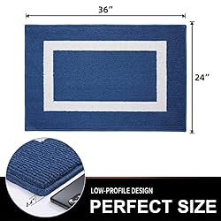 OLANLY Indoor Door Mat, 24x36, Non-Slip Absorbent
