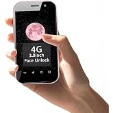 IBOZOU Mini Phone 4G Unlocked Smartphone 3.0" HD Android Face ID Dual Sim Quad Core 2600mAh Mini Premium Small Compact Mobile Student Pocket Cellphone, 3+32GB (Girl Pink)