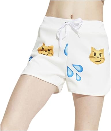 cute elastic waist shorts