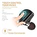 Touch Control True Wireless Earbuds with Charging Case,Siri/Voice Commands Noise Bluetooth Earbuds with Mic,Noise Cancelling Water Proof Bluetooth Earbuds for Running with Portable Carry Case